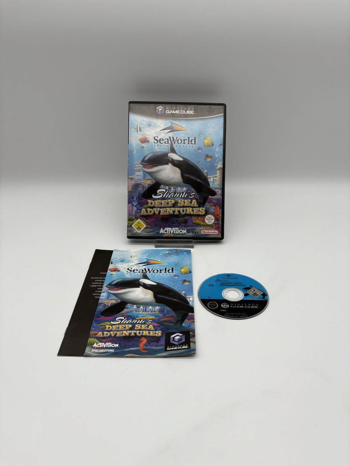Seaworld: Shamu's Deep Sea Adventure (Nintendo GameCube) - OVP + Anleitung