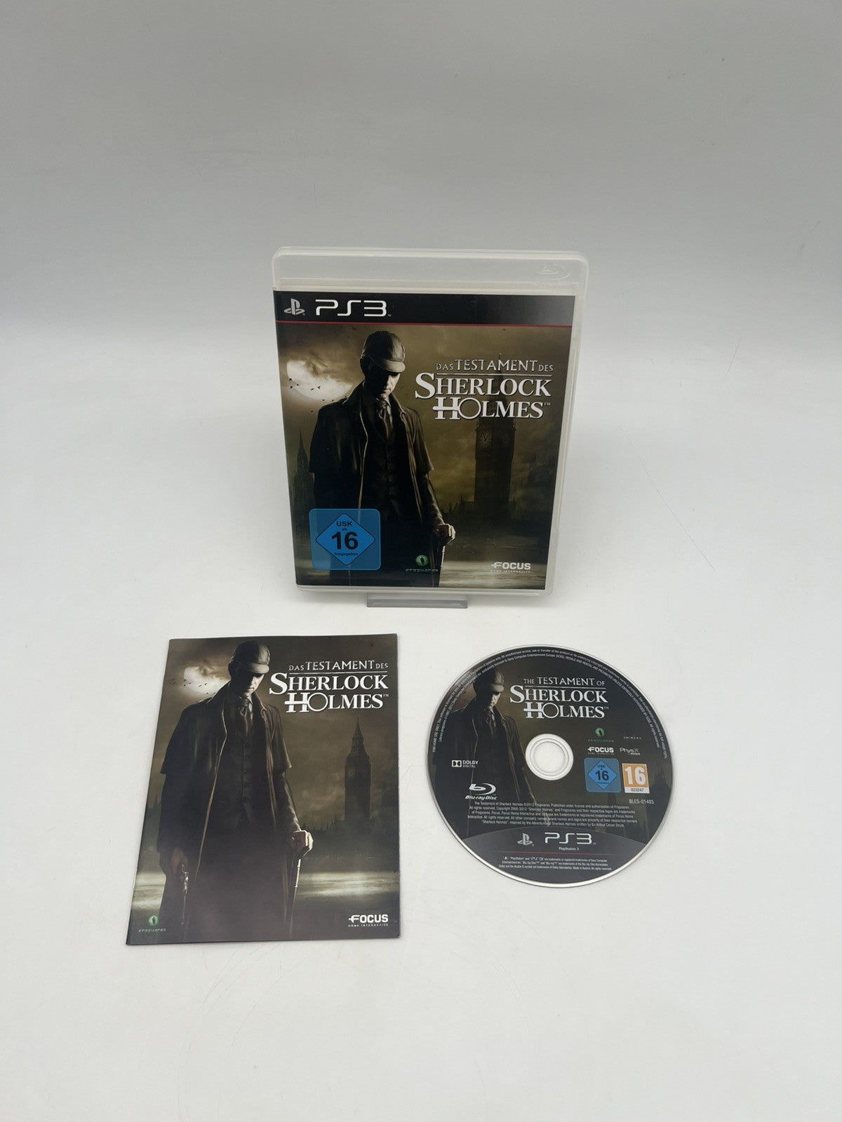 Das Testament des Sherlock Holmes - Sony PlayStation 3 - PS3 - OVP + Anleitung