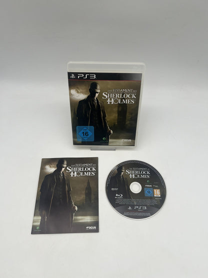 Das Testament des Sherlock Holmes - Sony PlayStation 3 - PS3 - OVP + Anleitung