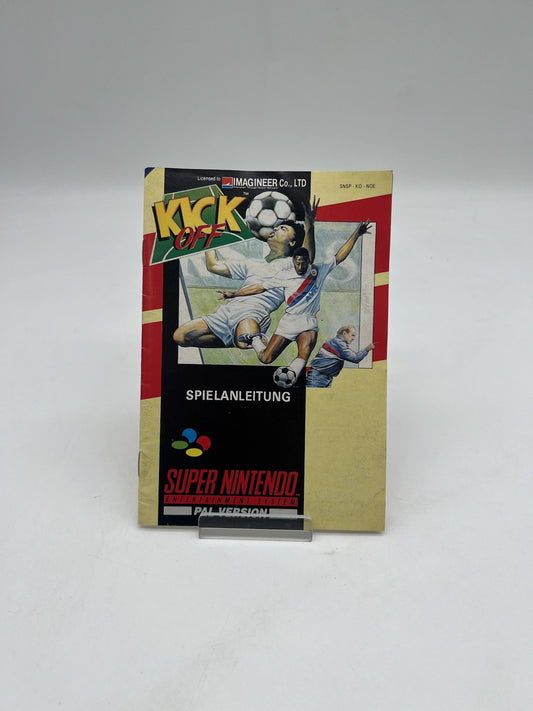 Kick Off - Super Nintendo - SNES - Nur  Anleitung