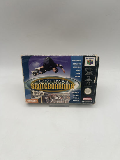 Tony Hawk's Skateboarding - Nintendo 64 - N64 - Leerkarton - NUR OVP + Anleitung