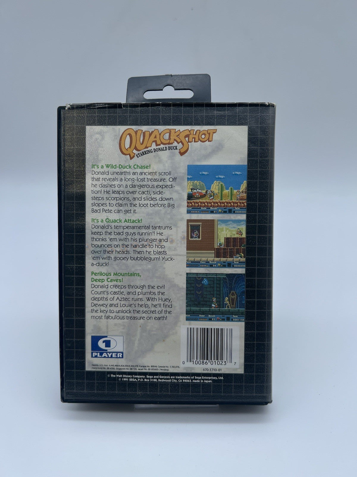 Quackshot Starring Donald Duck - Sega Genesis - OVP + Anleitung
