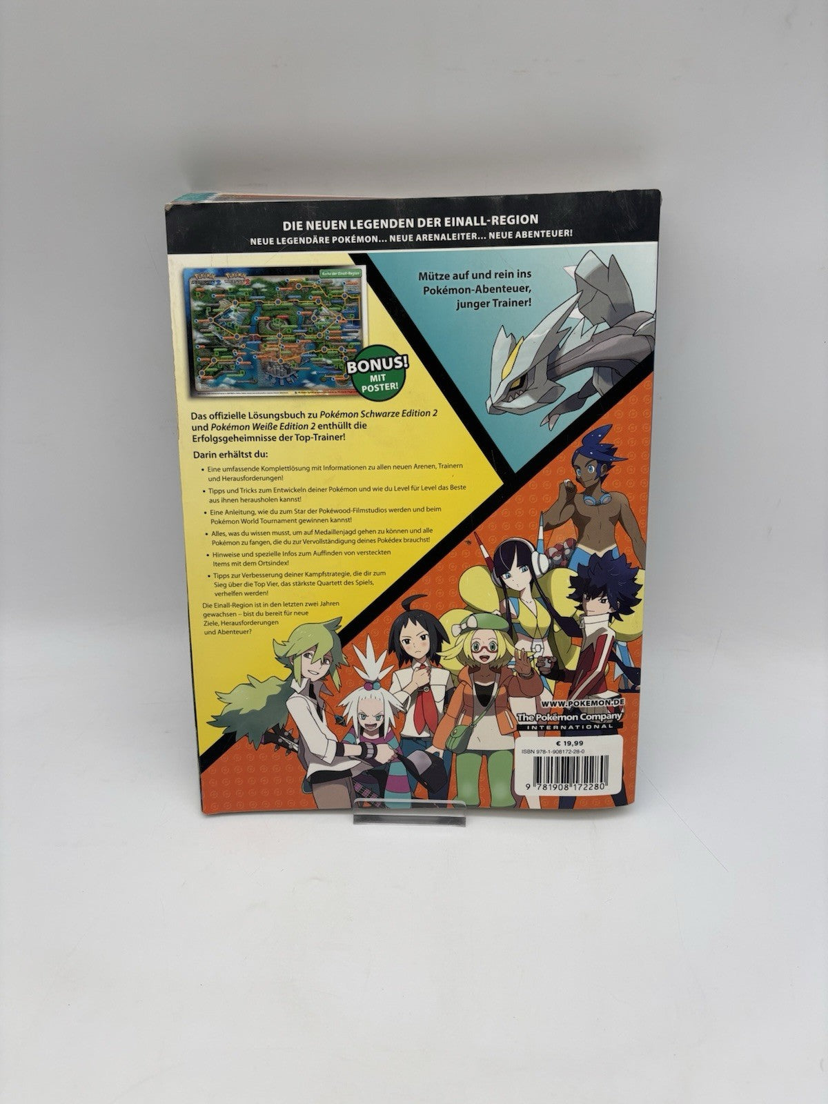 Pokémon Lösungsbuch Schwarze 2 Weisse 2 Edition Einall Region Nintendo Band 1