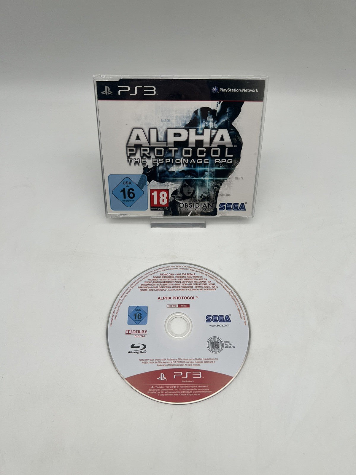 Alpha Protocol - Sony PlayStation 3 - PS3 - Promo