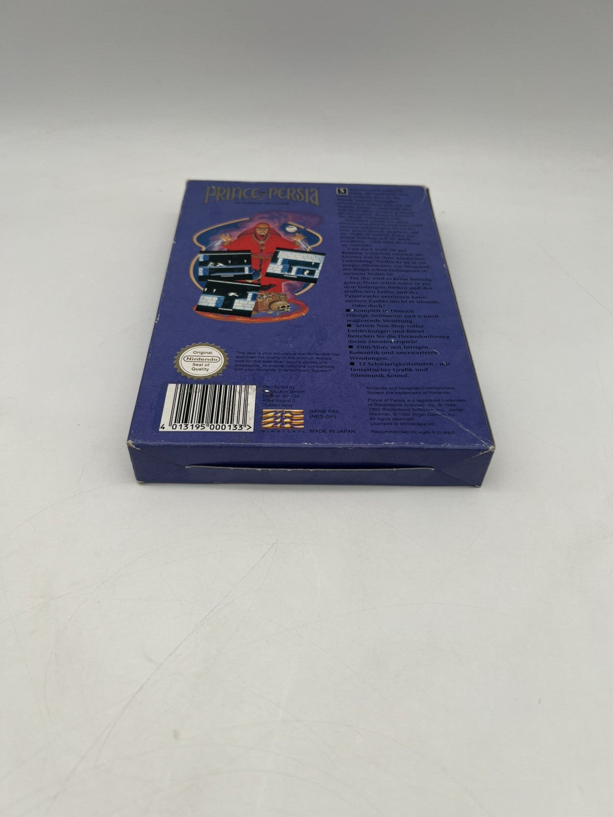 Prince of Persia - Nintendo Nes - Leerkarton - NUR OVP - OHNE SPIEL