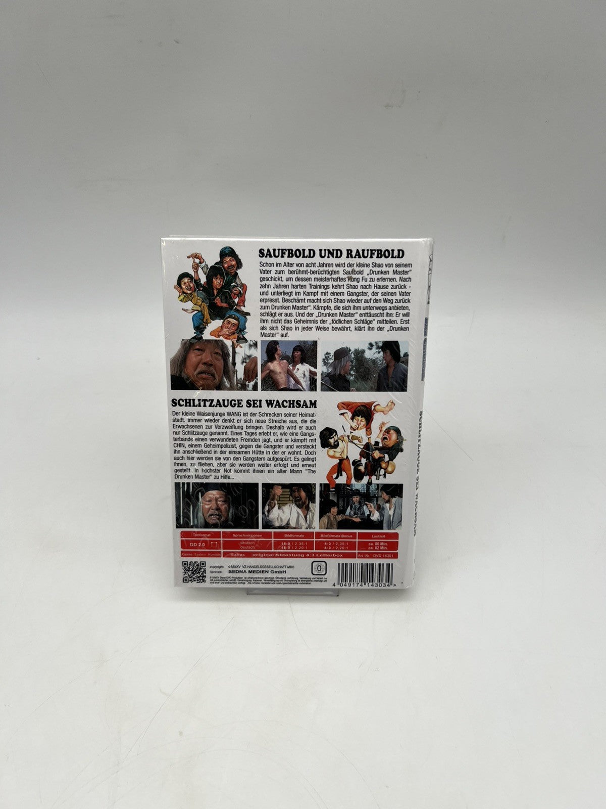The Drunken Master - Saufbold und Raufbold - DVD - Mediabook - NEU - Kung Fu