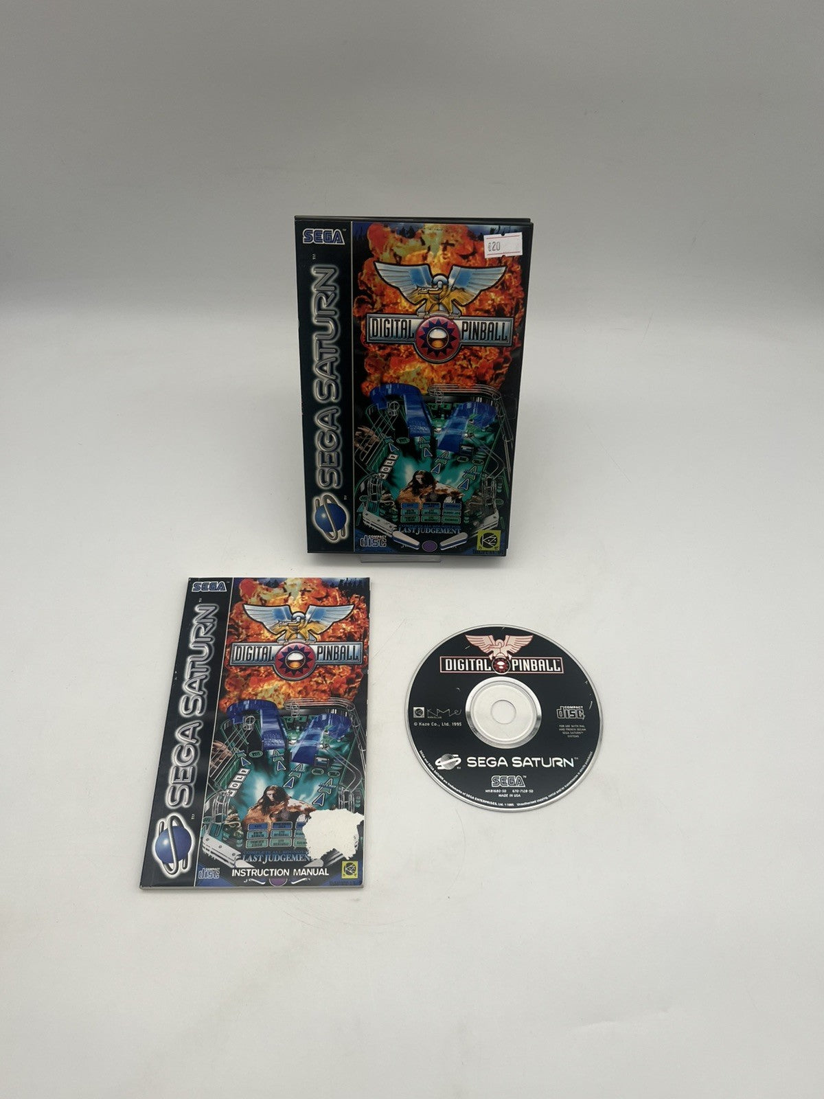 Digital Pinball – Sega Saturn - OVP + Anleitung
