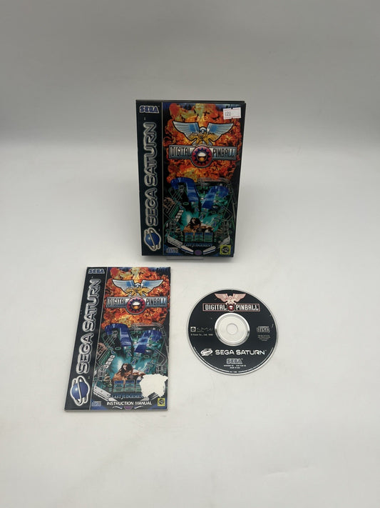 Digital Pinball – Sega Saturn - OVP + Anleitung