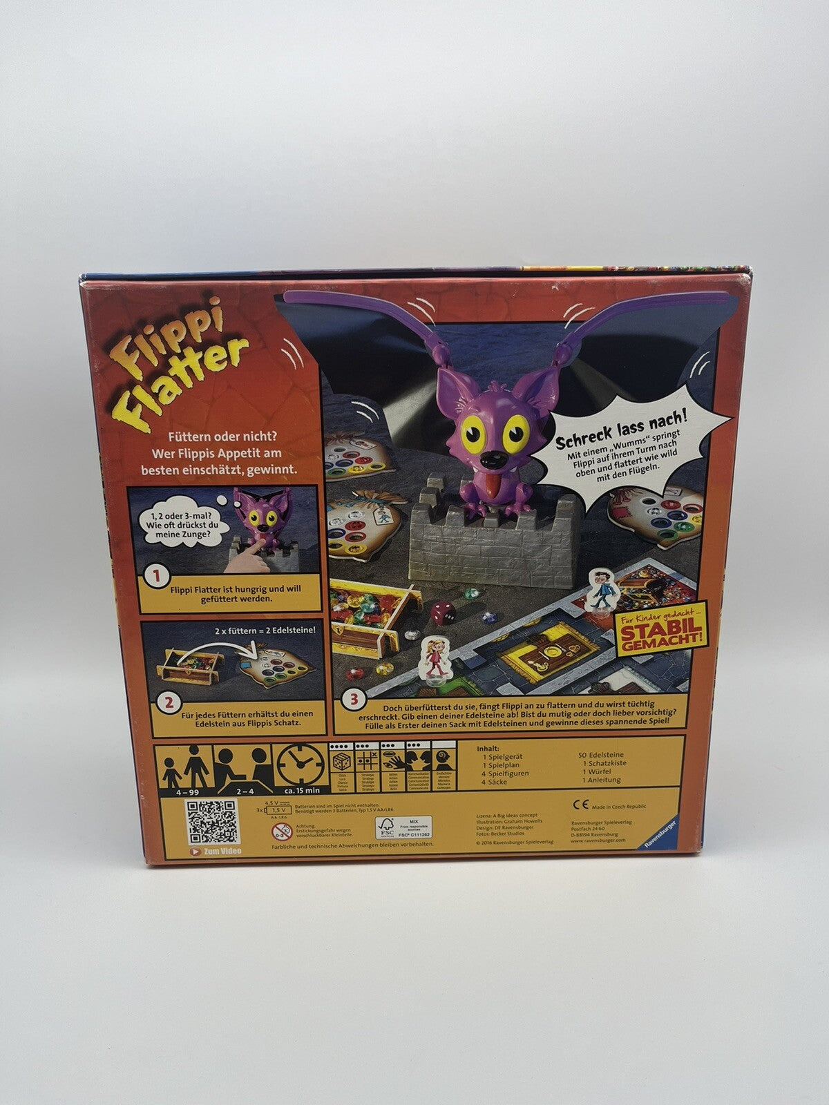 Brettspiel Gesellschaftsspiel Flippi Flatter Ravensburger Vollständig