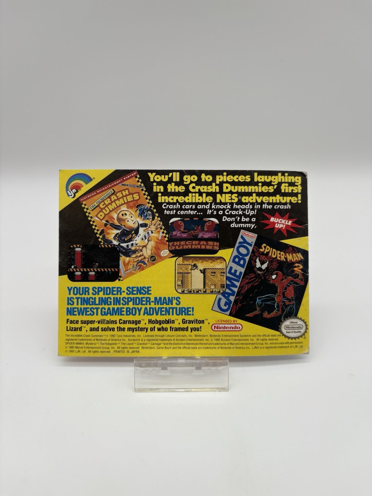 The Incredible Crash Dummies - Nintendo GameBoy Classic - Nur Anleitung