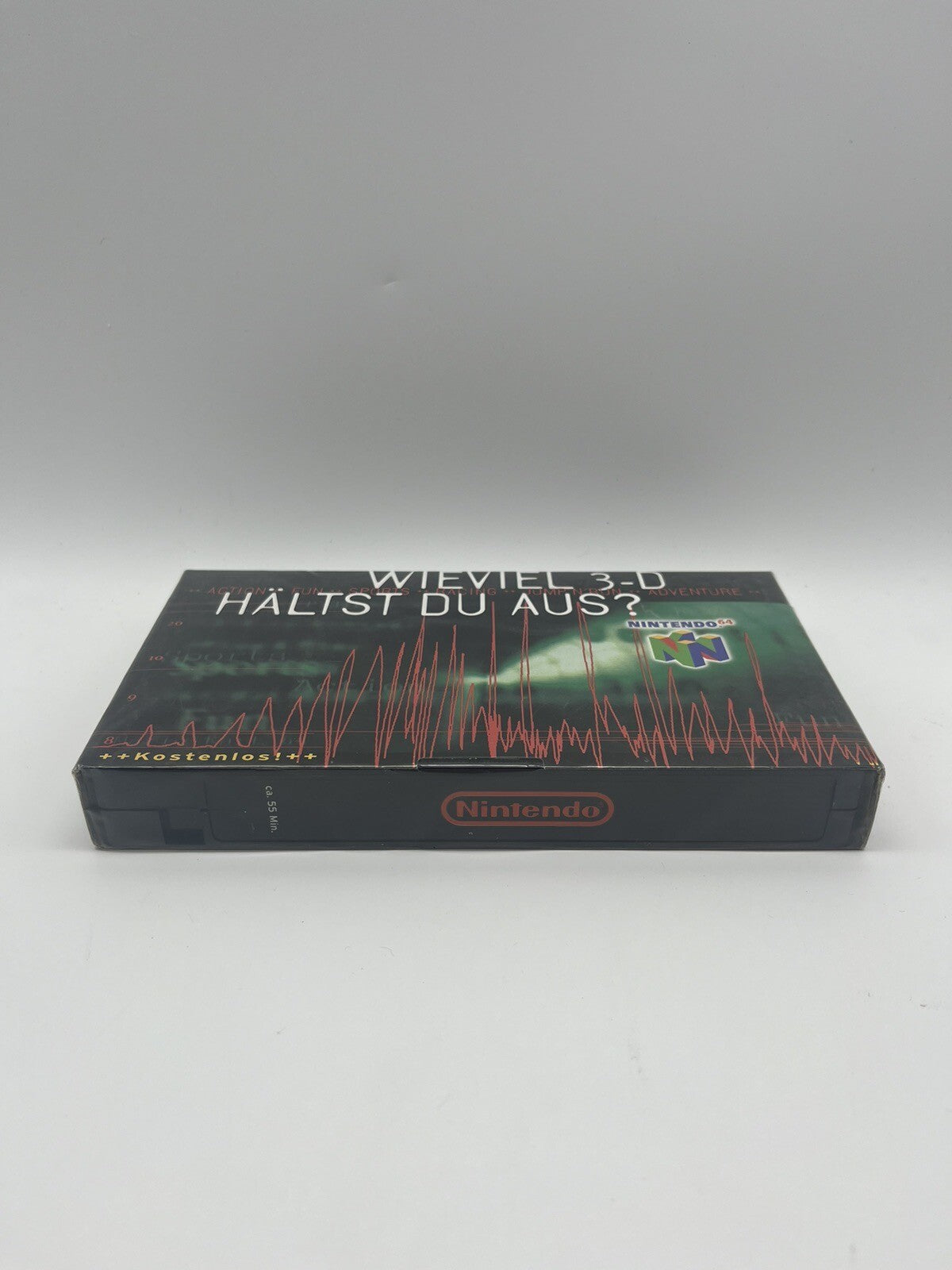 VHS Nintendo 64 N64 Demo OVP Wieviel 3-D hältst du aus ? Promo Merchandise NEU