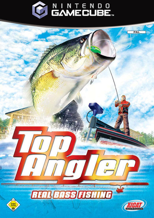Top Angler - Real Bass Fishing - Nintendo Gamecube - OVP + Anleitung