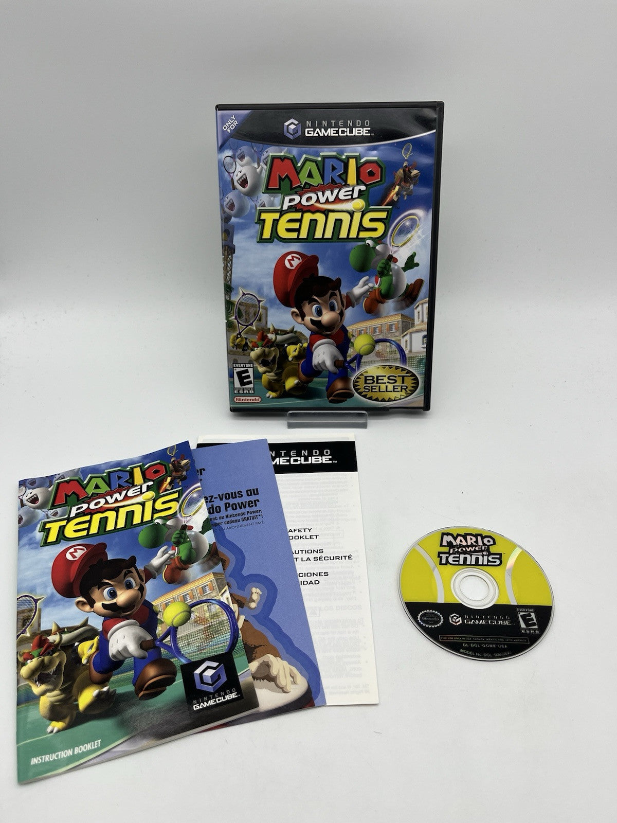 Mario Power Tennis - Nintendo Gamecube Spiel - NTSC-U/C