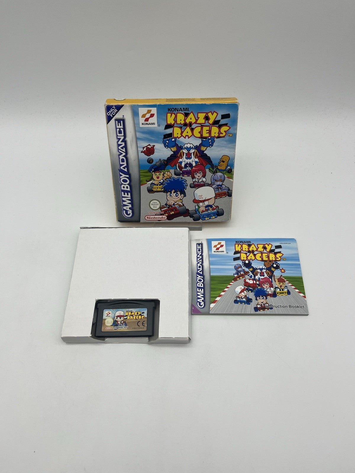 Konami Krazy Racers - Nintendo GameBoy Advance - OVP + Anleitung - GBA