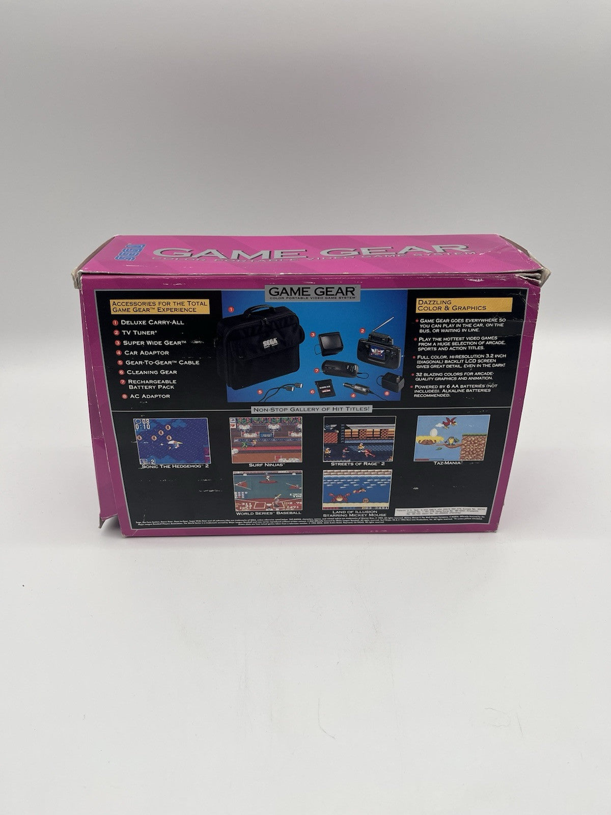 Sega Game Gear Konsole - Handheld Spielkonsole - OVP - Funktioniert