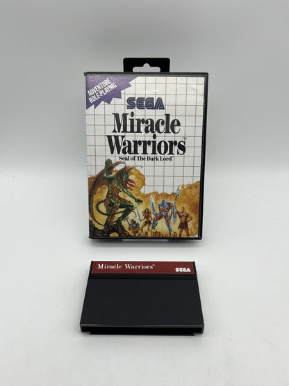 Miracle Warriors - Seal of The Dark Lord - Sega Master System