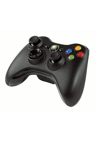 Original Microsoft Xbox 360 Wireless Controller Schwarz Modell 1403 Gamepad